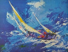 Leroy neiman blue for sale  San Diego