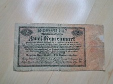 Rentenmark rentenbankschein be gebraucht kaufen  Nittenau