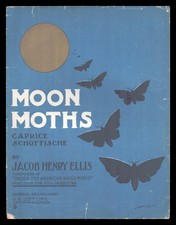 MOON MOTHS Jacob Henry Ellis 1903 PIANO CAPRICE SOLO Partituras Vintage comprar usado  Enviando para Brazil