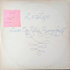 Led Zeppelin Live On Blueberry Hill Vinyl Record VG+/G+ 1970 comprar usado  Enviando para Brazil