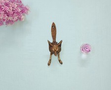 Campainha de porta animal raposa latão cabeça de lobo batente decoração quarto de bebê DM231 comprar usado  Enviando para Brazil
