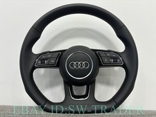 Volante Audi couro fundo plano linha S A3 S3 Q2 8V 8Y A1 S1 GB genuíno, usado comprar usado  Enviando para Brazil