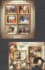 BC1036 2011 PINTURAS DE ARTE MOÇAMBIQUE FLAMENGOS VAN DYCK RUBENS HALS KB+BL MNH comprar usado  Enviando para Brazil