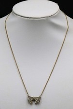 Collana fiocco argento usato  Castelnuovo Don Bosco