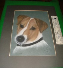 Dog watercolour jack for sale  BARNSTAPLE