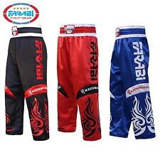 Calça farabi Muay Thai Luta Guerreiro calças de treinamento Grappling Kickboxing comprar usado  Enviando para Brazil