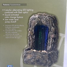 Fonte de água interna Style Selection iluminação LED e fibra óptica mudança de cor, usado comprar usado  Enviando para Brazil