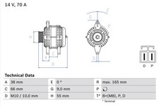 Generatore alternatore bosch usato  Spedire a Italy
