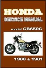 Manual de oficina HONDA CB650C CB650C personalizado 1980 e 1981 serviço e reparo de fábrica comprar usado  Enviando para Brazil