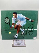 PETE SAMPRAS TENNIS WIMBLEDON HAND SIGNED TENIS GENUINE CERTIFICATE 8X10 COA comprar usado  Enviando para Brazil