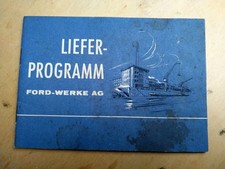 Lieferprogramm katalog ford gebraucht kaufen Lieferprogramm katalog ford gebraucht kaufen  Wildenfels