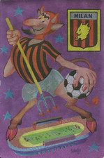 Cartolina mascotte milan usato  Paderno Dugnano