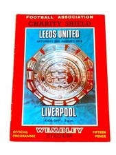 1974 charity shield for sale  MANCHESTER
