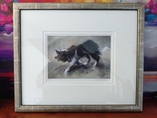 Sheepdog collie print for sale  AMLWCH