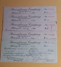 1909 assegni pennsylvania usato  Avellino