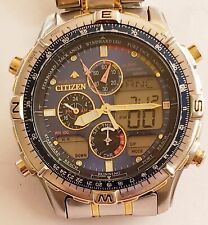RELÓGIO MASCULINO VINTAGE C320-Q02292 CITIZEN PROMASTER HORÁRIO MUNDIAL MOSTRADOR AZUL R-225 comprar usado  Enviando para Brazil
