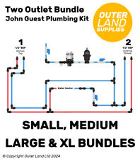 Shurflo Trail King Pump + John Guest kit de acessórios 12mm pacote JG, barco campervan comprar usado  Enviando para Brazil