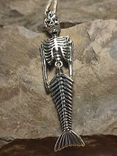 Halskette silber skelett gebraucht kaufen  Weida