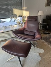 Design ledersessel hocker gebraucht kaufen  Langenargen