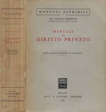 Manuale diritto privato. usato  Italia