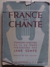 Chante chansons histoire d'occasion  Grancey-le-Château-Neuvelle