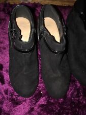 Black ankle boots for sale  WALSALL