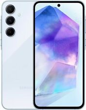 Smartphone Samsung Galaxy A55 5G 256GB/8GB 6.6" Desbloqueado Internacional, Azul Hielo segunda mano  Embacar hacia Argentina