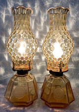 Vintage fostoria amber for sale  North