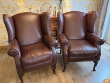 laura ashley leather armchair for sale  HITCHIN