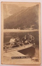 MORSKIE OKO POLAND REAL PHOTO PC POCZTÓWKA ŻYDOWSCY STUDENCI HEBRAJSKI TEKST 1928 na sprzedaż  Wysyłka do Poland