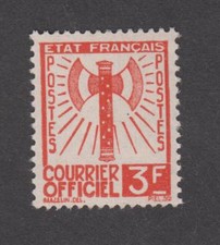 Timbres service francisque d'occasion  Villeneuve-d'Ascq-