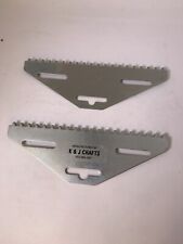 Usado, 2 suportes de peso de metal 7" máquina tricô ribber 20 dentes comprar usado  Enviando para Brazil