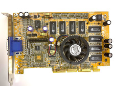 Vintage Asus V8200T2 64M Nvidia Geforce 3 TI200 Agp Vga somente ventilador redondo MXB149 comprar usado  Enviando para Brazil