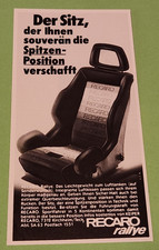 Recaro gmbh ralley gebraucht kaufen  Hamm, Sieg
