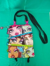 Bolsa de ombro Monster High mochila satchel zíper com chaveiros Mattel 2009 rara, usado comprar usado  Enviando para Brazil