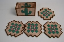 Vintage needlepoint cactus for sale  Yucca Valley