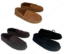 Chinelo Mocassim Masculino Novo em Folha Couro Camurça Isolado Casa Sapatos Tamanhos: 7-13 comprar usado  Enviando para Brazil