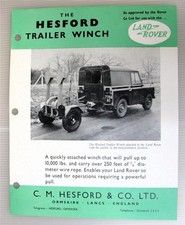 Land rover hesford for sale  LEICESTER