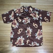 Usado, Camisa masculina vintage Patagonia Pataloha havaiana design guitarra marrom tamanho G comprar usado  Enviando para Brazil