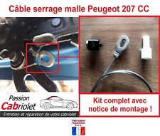 Câble serrage malle toit escamotable capote x1 Peugeot 207 CC + notice 8484T8 comprar usado  Enviando para Brazil