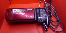 Sony Handycam DCR-SX30E tela sensível ao toque, gravador de vídeo filmadora vermelho com carregador, usado comprar usado  Enviando para Brazil
