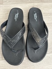 Black rhinestone flip for sale  PRESTON