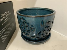 Teal repotme ceramic for sale  Mount Pleasant