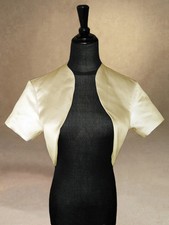 Satin bridal bolero for sale  SUTTON