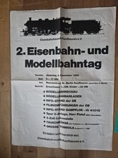 Plakat modellbahn eisenbahntag gebraucht kaufen Plakat modellbahn eisenbahntag gebraucht kaufen  Immenstadt i.Allgäu
