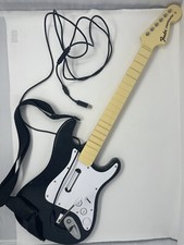 Guitarra Xbox 360 Rock Band 822152 Harmonix Fender Stratocaster com fio USB NÃO TESTADA comprar usado  Enviando para Brazil