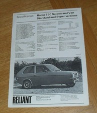 Reliant robin 850 for sale  FAREHAM