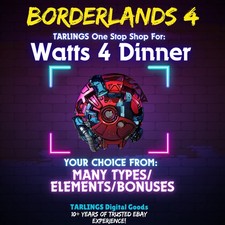 Borderlands 4 (BL4) 🎉 Watts 4 Jantar [Escudo Energético] ✨ Escolha Sua Versão!✨ comprar usado  Enviando para Brazil