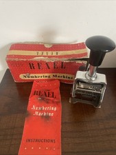 Vintage rexel numbering for sale  WALLASEY