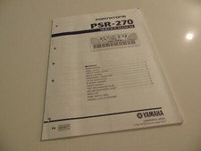 Usado, Yamaha Portatone PSR-270 Teclado Serviço Reparo Loja Manual Esquemas Peças comprar usado  Enviando para Brazil